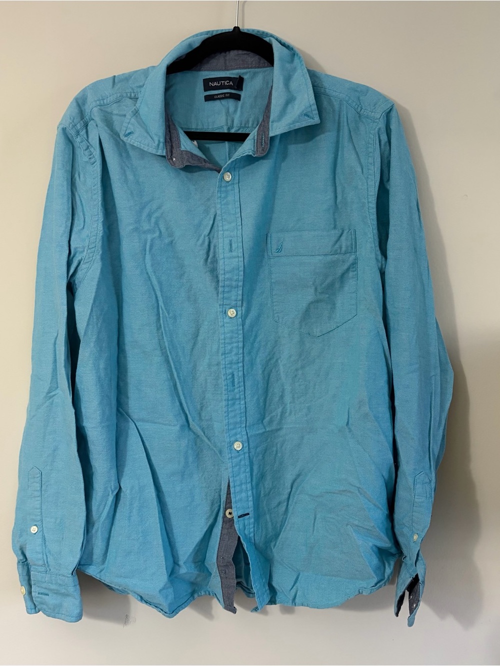 Nautica Light Blue Button-Up Shirt
